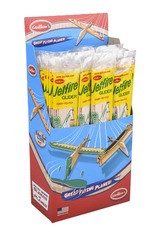 WOOD FLYING PLANE - JETFIRE -  BOX/48pcs