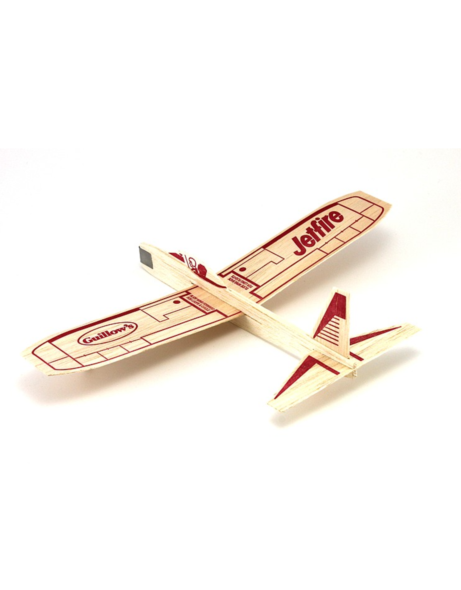 WOOD FLYING PLANE - JETFIRE -  BOX/48pcs