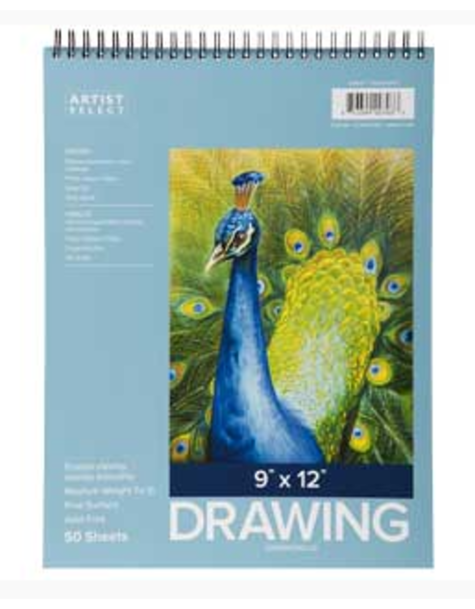 DRAWING PAD: 9"X12" 50 SHEET