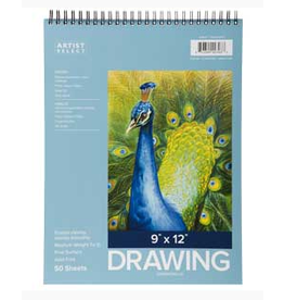 DRAWING PAD: 9"X12" 50 SHEET