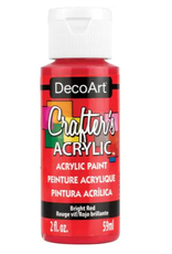 ACRYLIC PAINT: BRIGHT RED 2OZ
