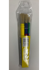 BRUSHES ASSORTED - 3 PACK