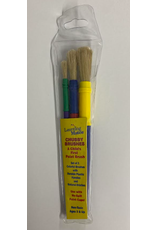 BRUSHES ASSORTED - 3 PACK