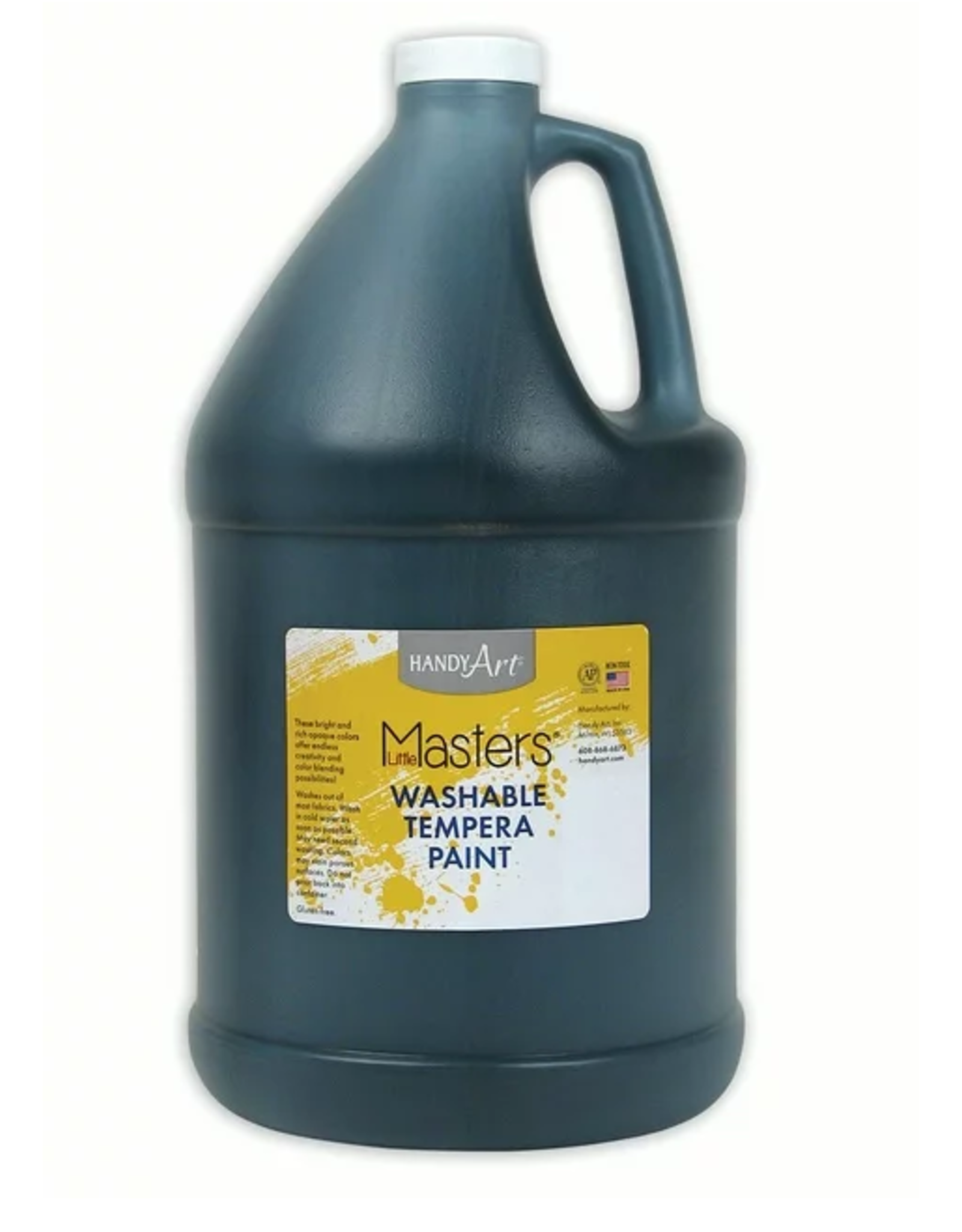 WASHABLE TEMPERA PAINT GALLON-BLACK
