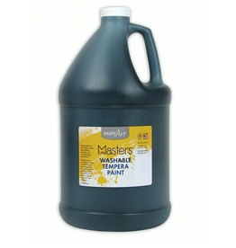 WASHABLE TEMPERA PAINT GALLON-BLACK