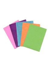 GLITTER FOAM SHEET 9X12  IMAGINE COLORS