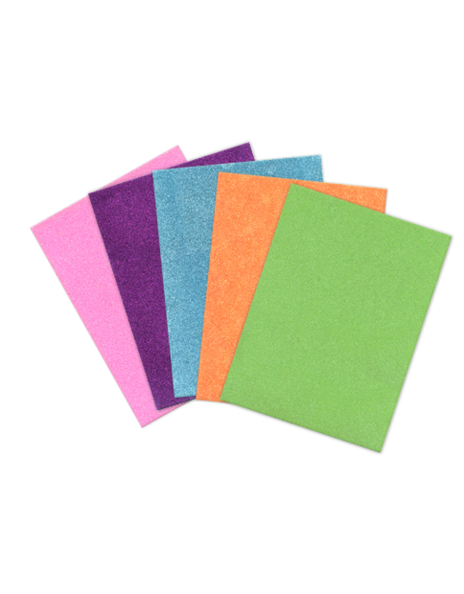 GLITTER FOAM SHEET 9X12  IMAGINE COLORS