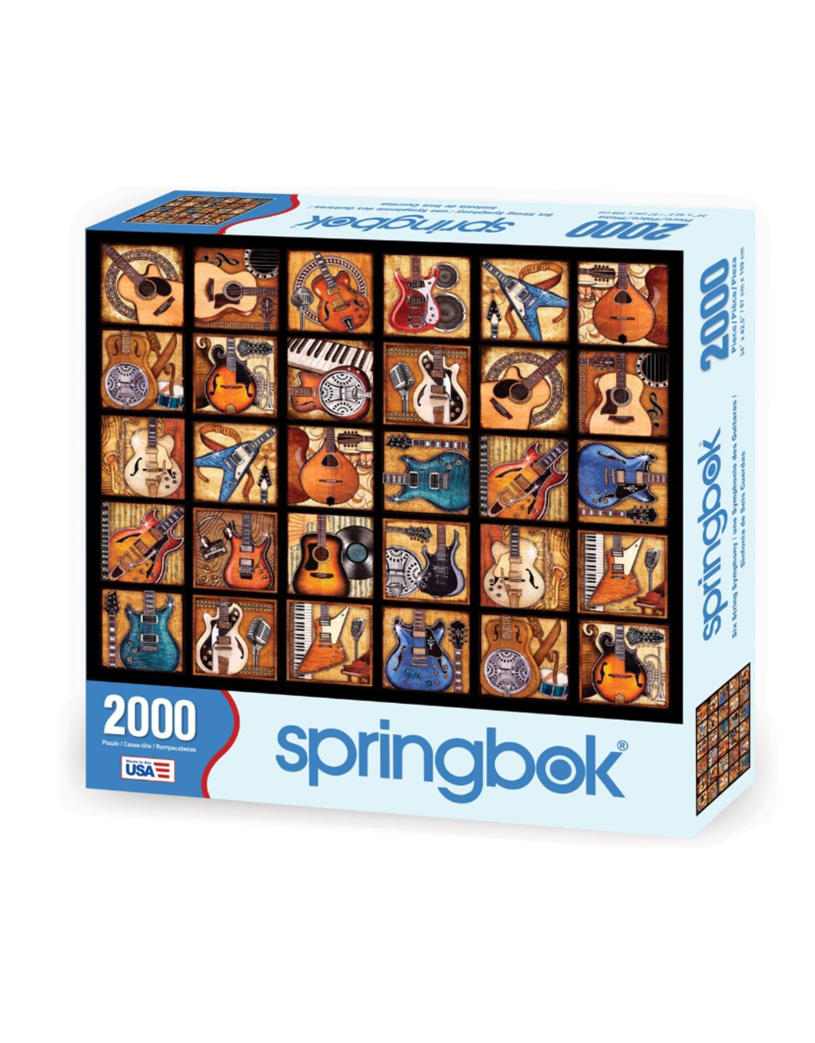 Springbok PUZZLE: SIX STRING SYMPHONY 2000 pc