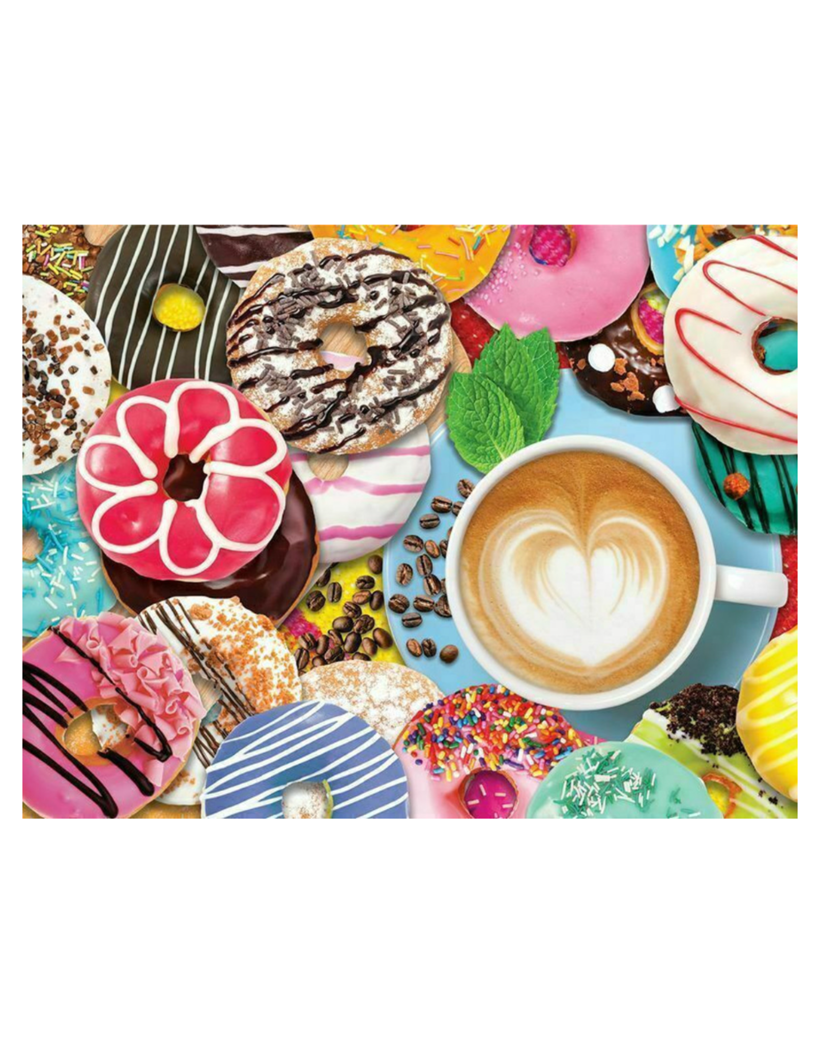Springbok DONUTS AND COFFEE PUZZLE 500 piece