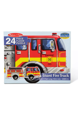 Melissa & Doug FLOOR PUZZLE: GIANT FIRE TRUCK 24PC
