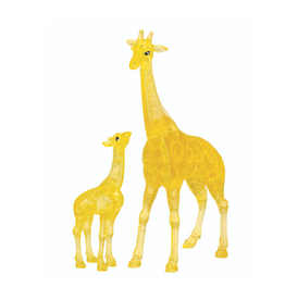 3D CRYSTAL PUZZLE:  GIRAFFE WITH BABY LVL 1