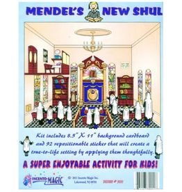 incento magic STICKER ART: MENDEL'S NEW SHUL