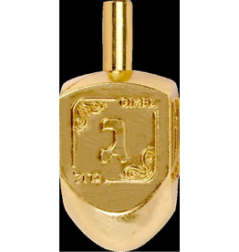 Ner Mitzvah DREIDEL - GOLD - MED