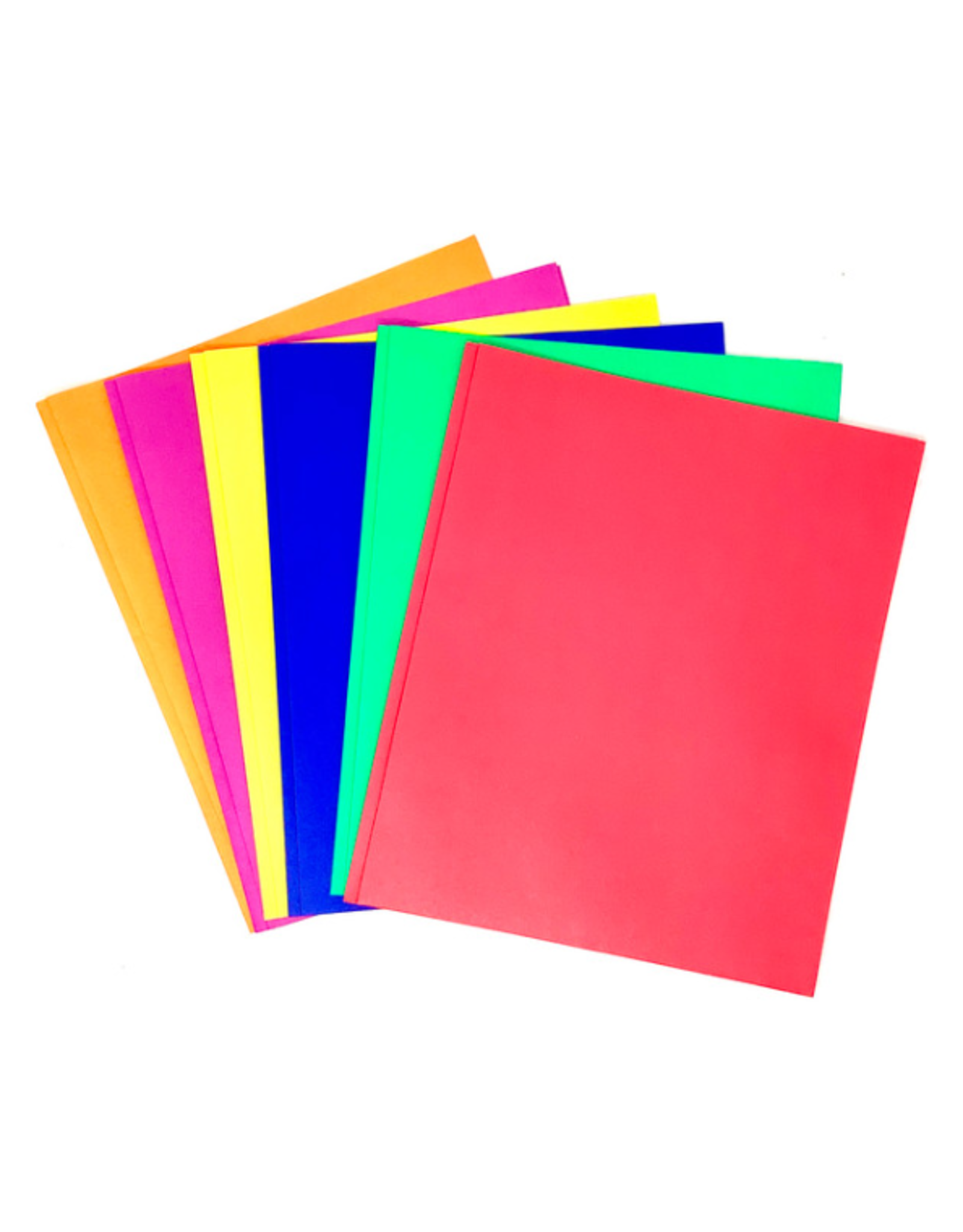 iScholar 2 POCKET PAPER FOLDER PORTFOLIO WITH PRONGS ASSORTED COLORS