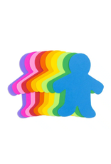 HYGLOSS CUT OUTS COLORFUL PEOPLE 2" 100 PACK