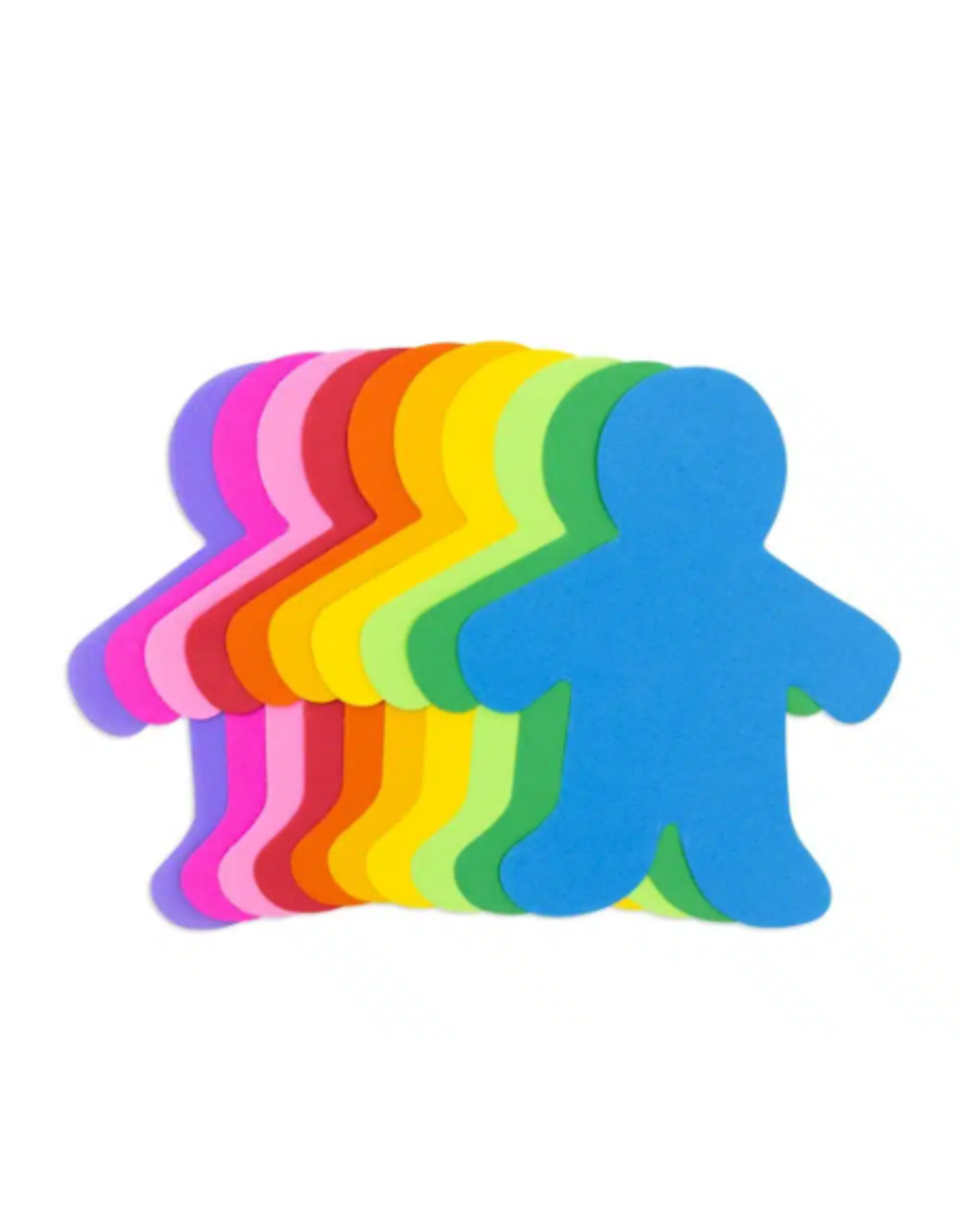 HYGLOSS CUT OUTS COLORFUL PEOPLE 2" 100 PACK