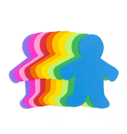 HYGLOSS CUT OUTS COLORFUL PEOPLE 2" 100 PACK