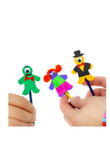 HYGLOSS CUT OUTS COLORFUL PEOPLE 2" 100 PACK