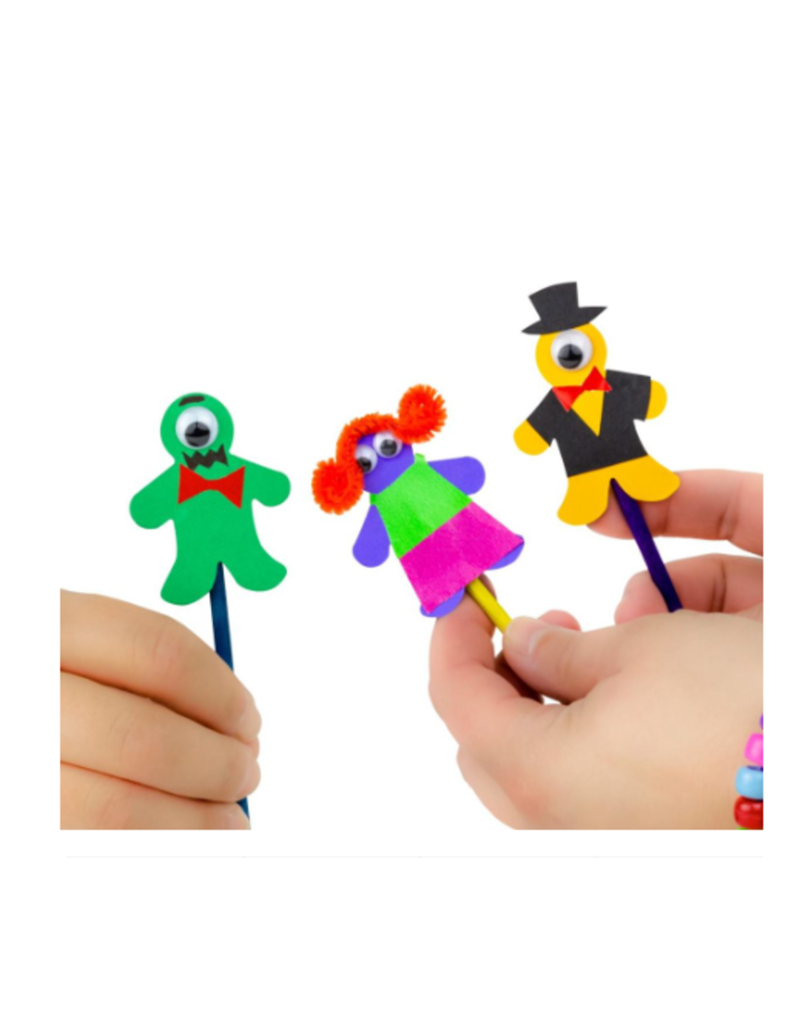 HYGLOSS CUT OUTS COLORFUL PEOPLE 2" 100 PACK