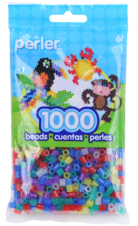 PERLER BEADS: GLITTER MIX 1000PC - Creative Kids