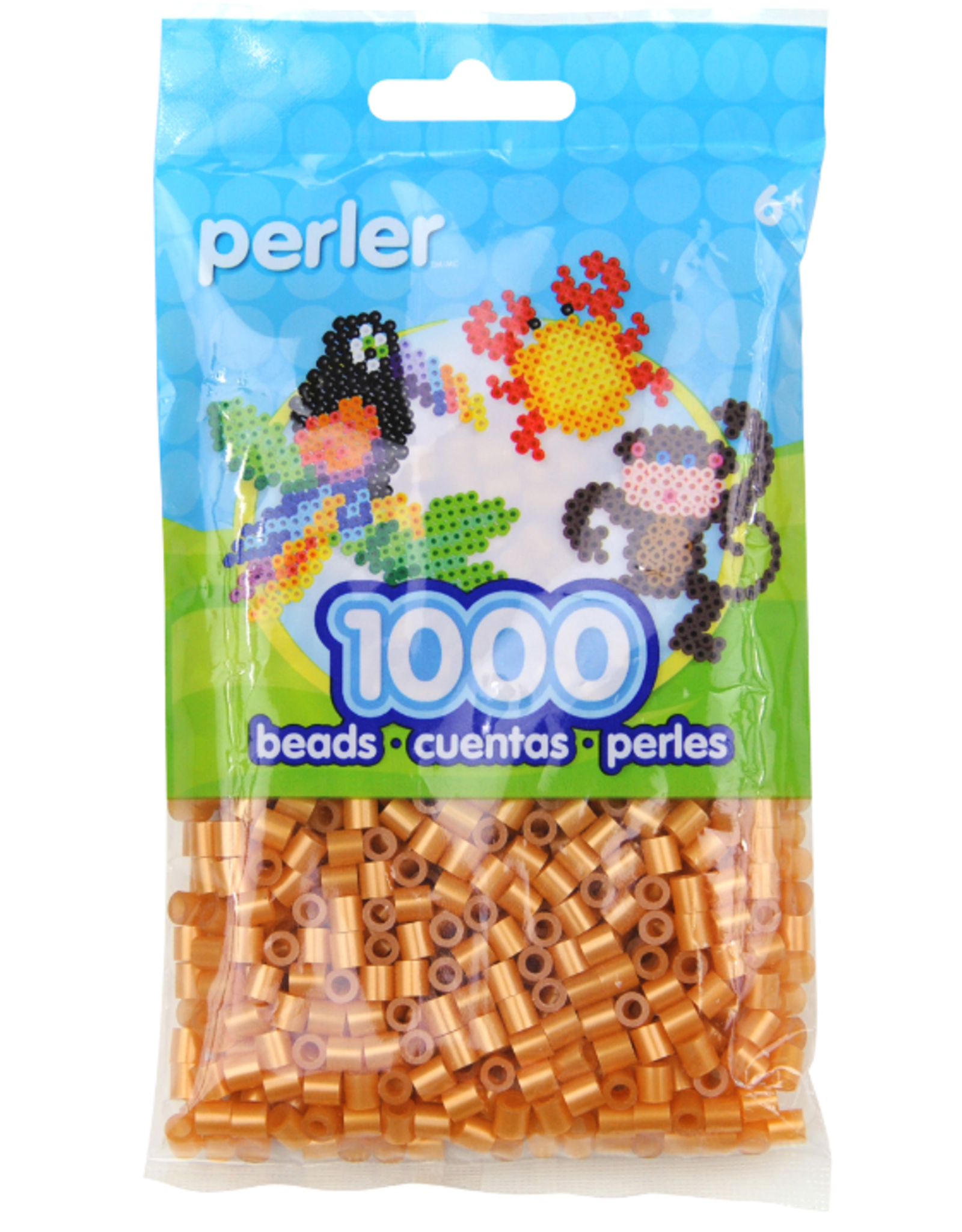 Perler PERLER BEADS: GOLD METALLIC 1,000 PACK