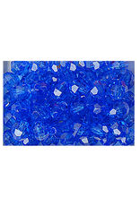 FACETED BEADS: 8MM DARK SAPPHIRE BLUE 900 PACK
