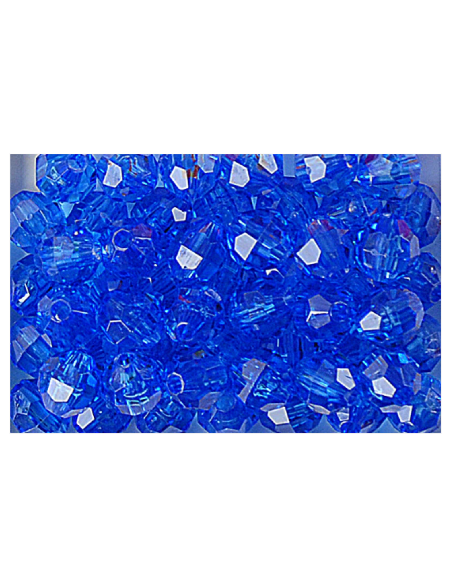 FACETED BEADS: 8MM DARK SAPPHIRE BLUE 900 PACK