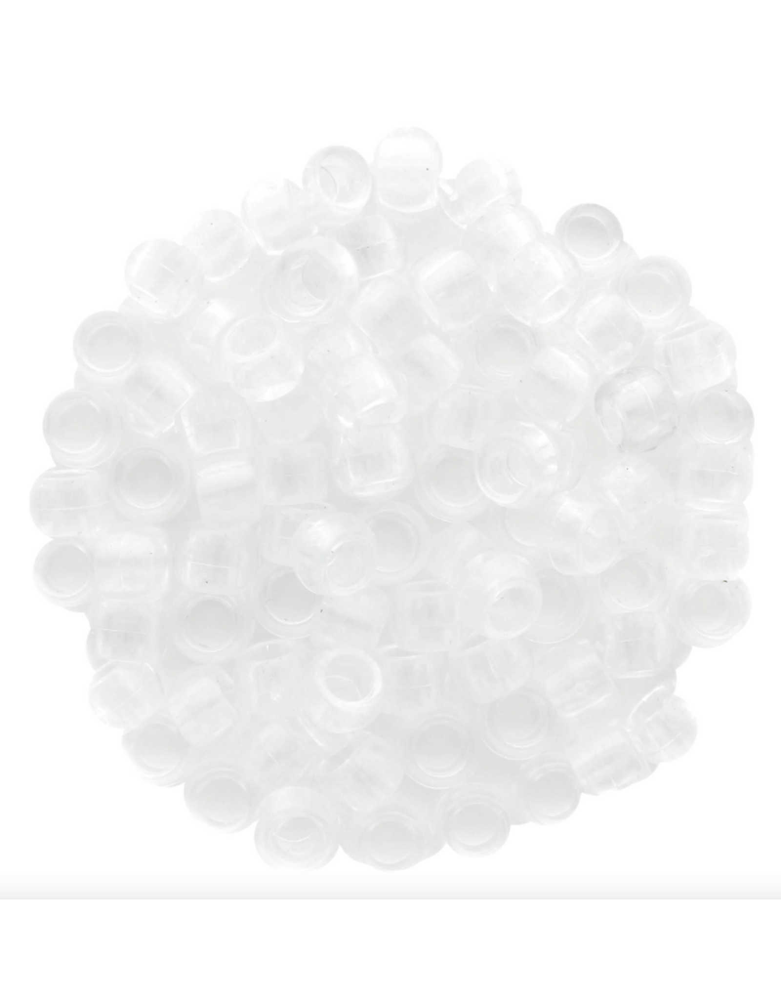Essentials PONY BEADS: CLEAR  750 PC