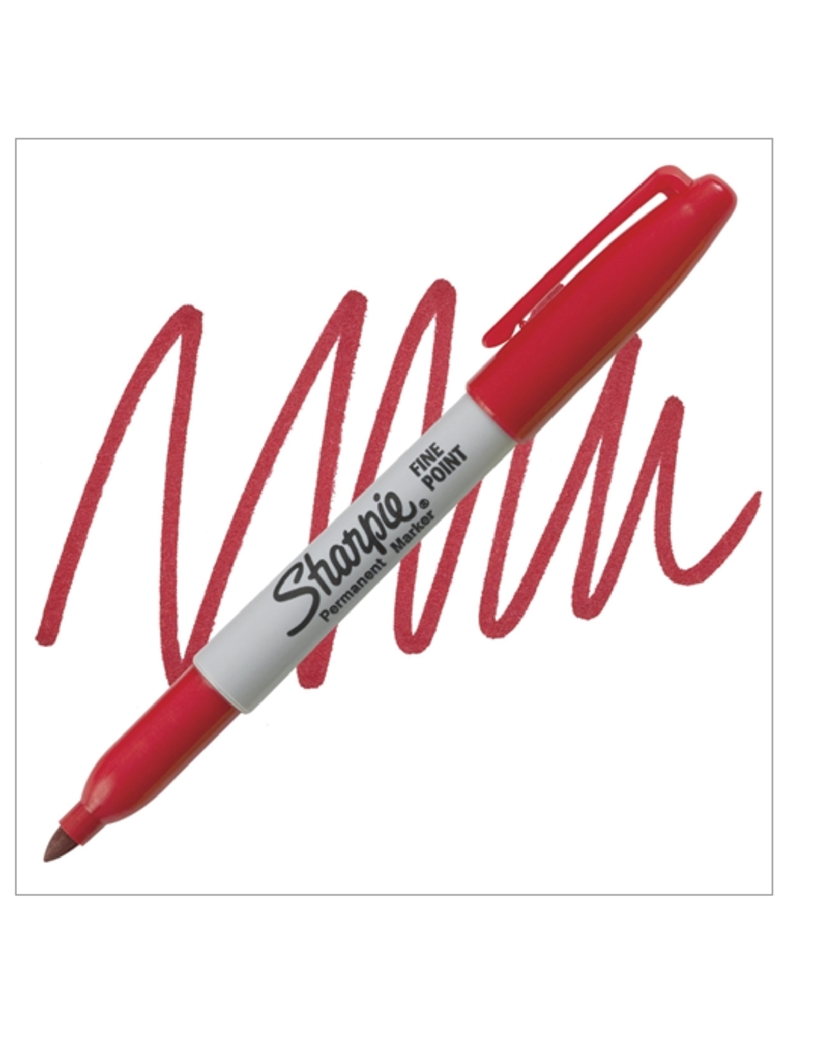 Sharpie MARKER SHARPIE FINE POINT RED