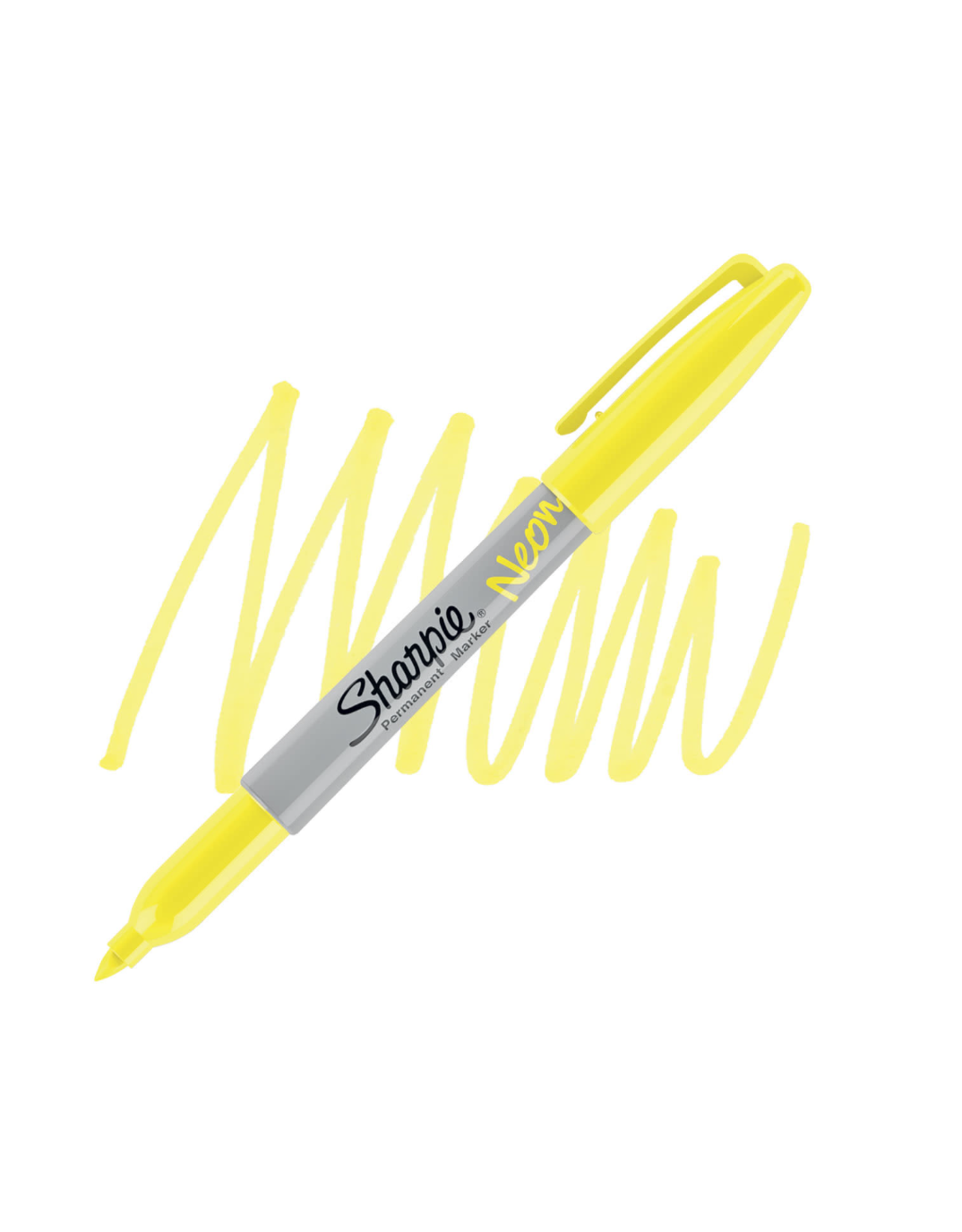 Sharpie MARKER SHARPIE FINE POINT NEON YELLOW