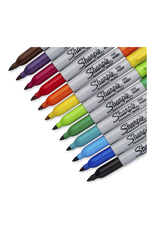 Sharpie MARKER SHARPIE FINE ASSORTED COLORS  12 PACK