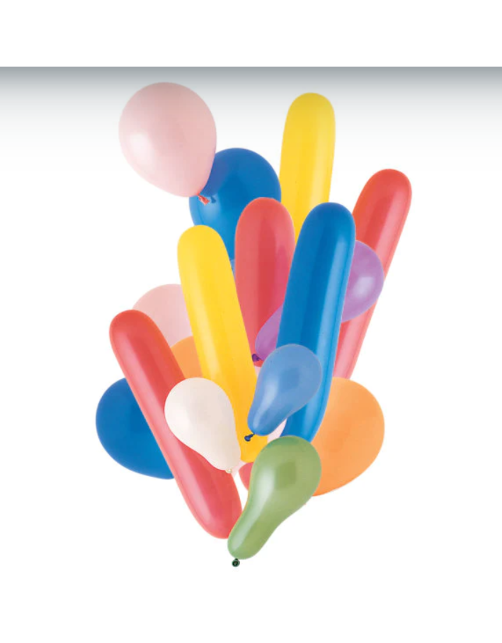 Unique BALLOONS: ASSORTED SHAPES & SIZES VALUE PACK - 100 GRAMS