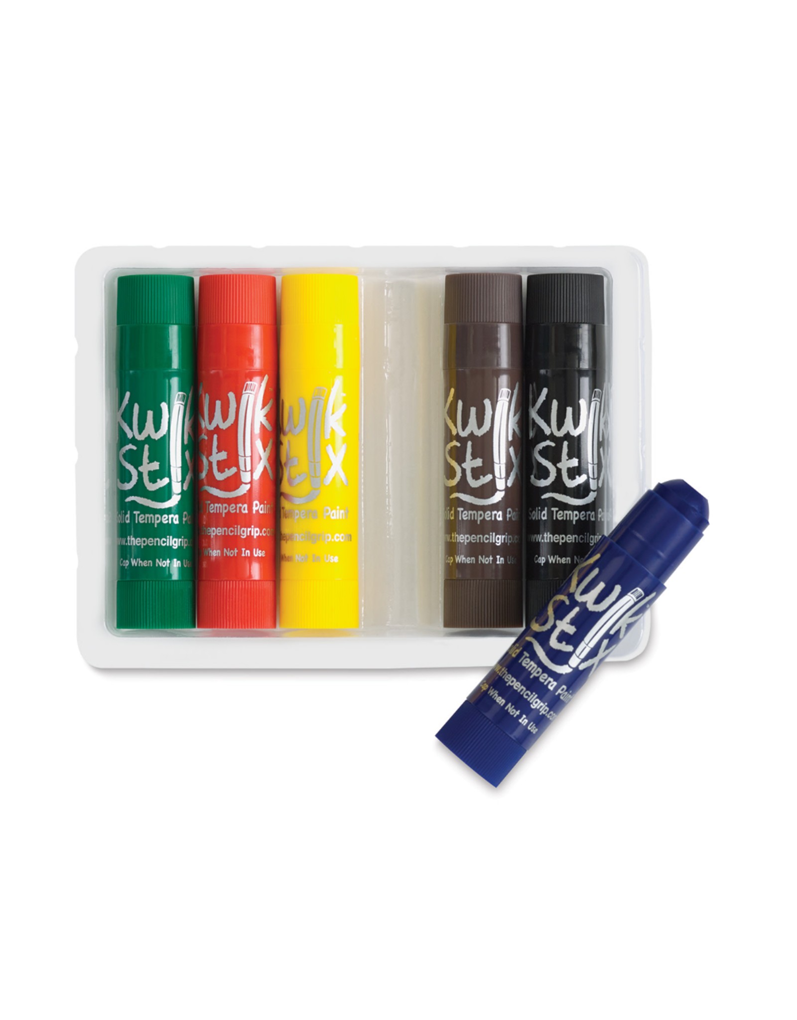 Kwik Stix KWIK STIX : TEMPERA PAINT STICKS 6 CLASSIC COLORS