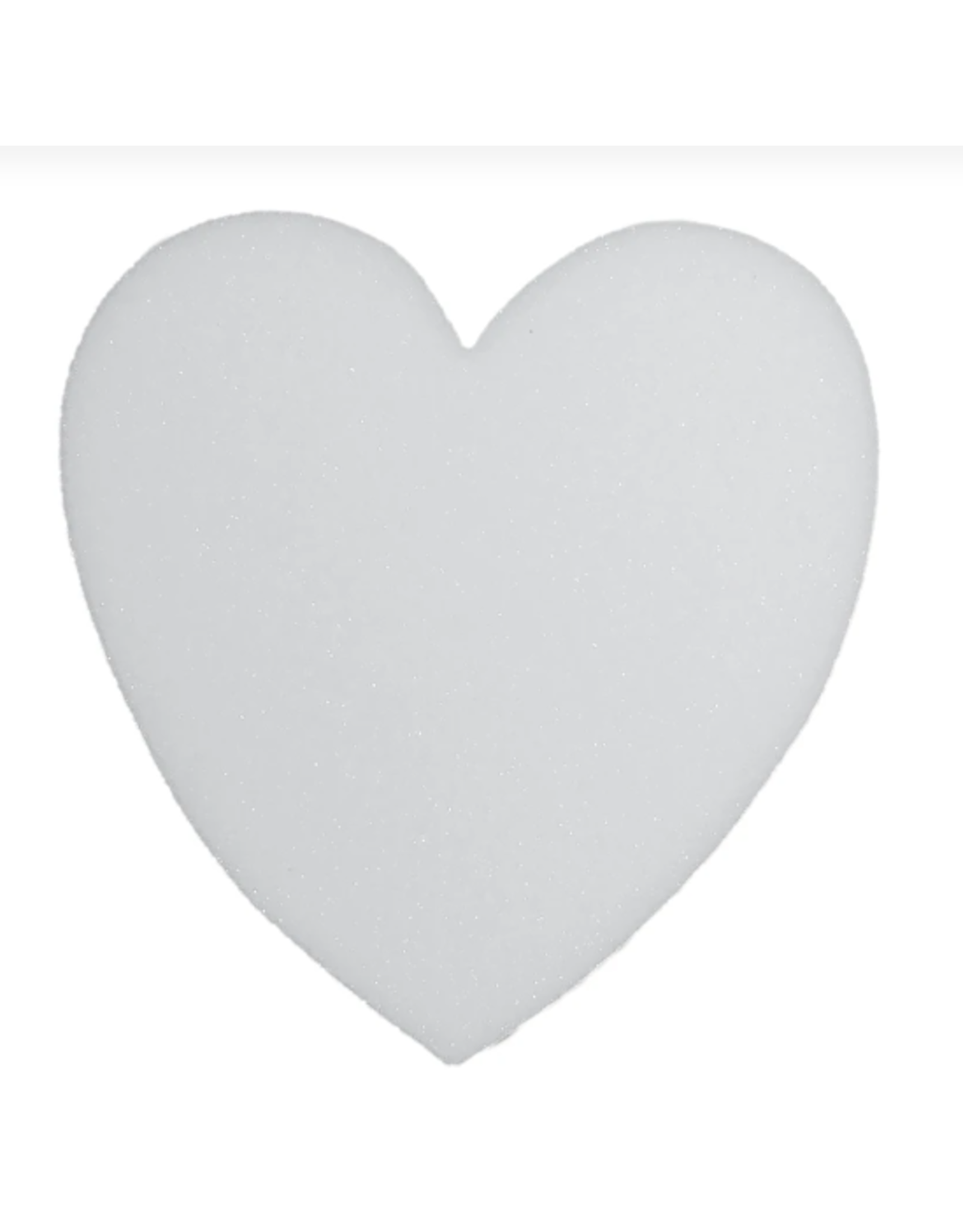 Floracraft STYROFOAM HEART 8" X1.5" - WHITE