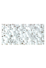 Beadery FACETED BEADS: 8MM WHITE 900 PACK
