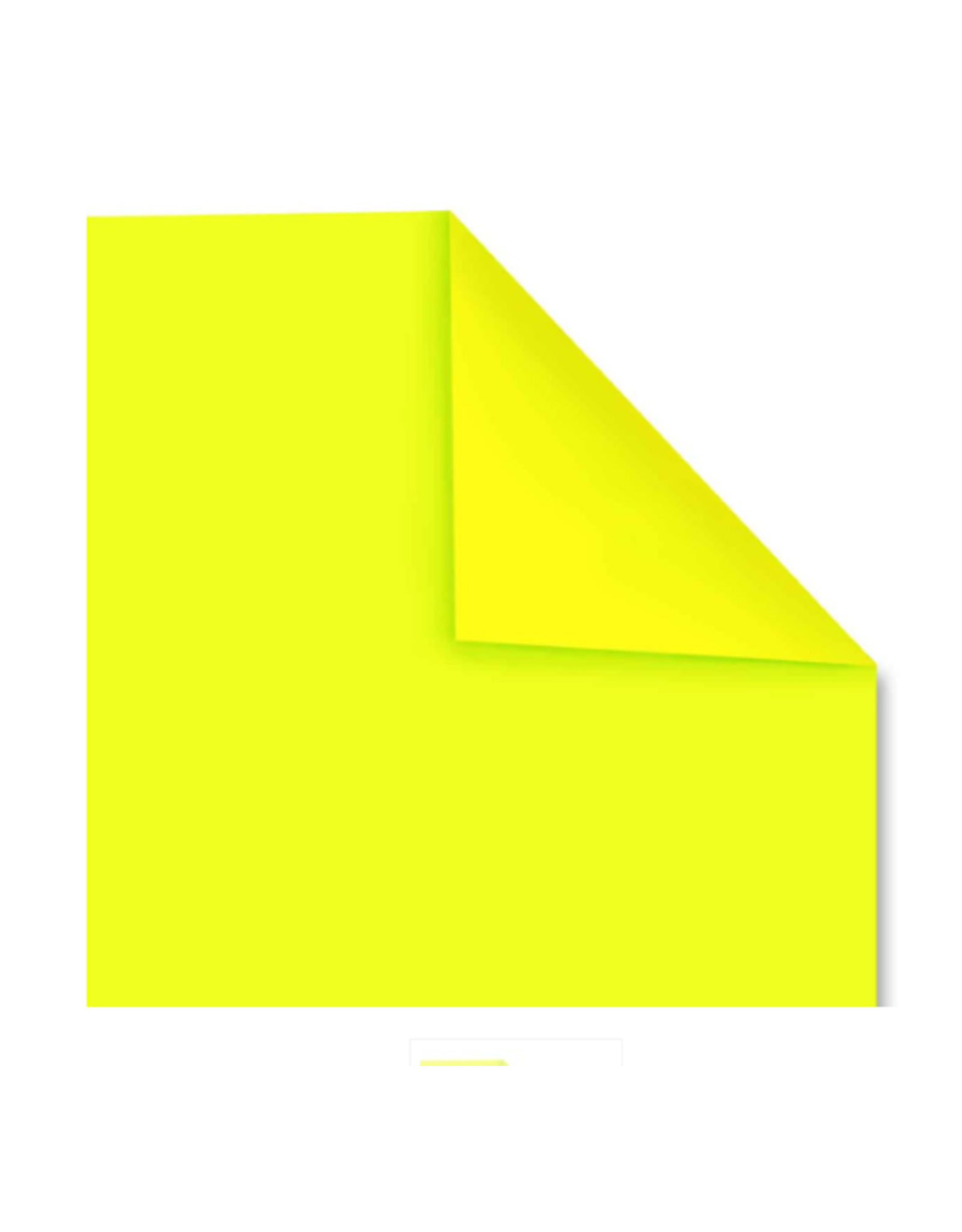 HYGLOSS OAK TAG: 22x28  FLUORESCENT  YELLOW