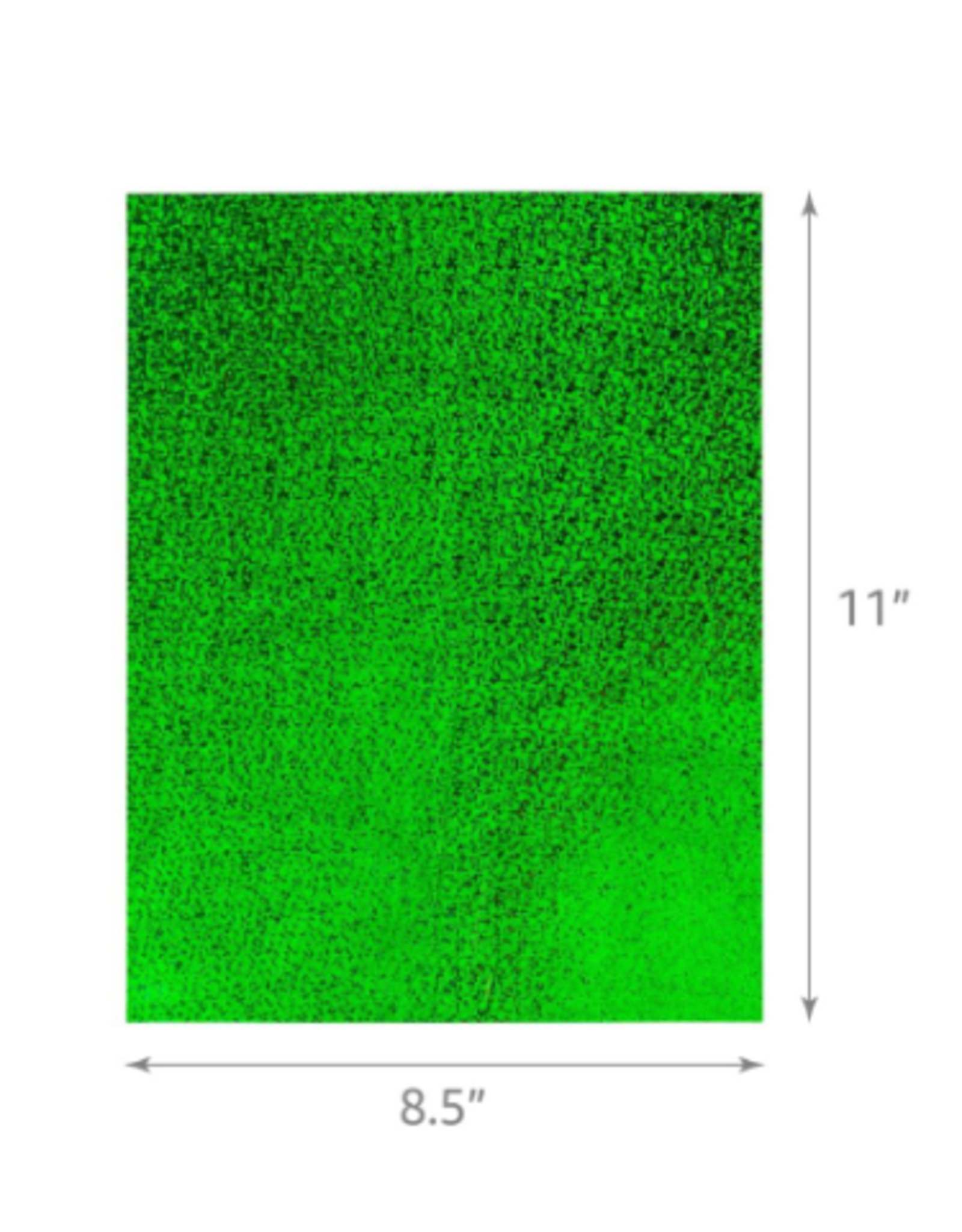 HYGLOSS HOLO BOARD: 8½x11  SPARKLE GREEN