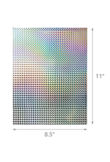 HYGLOSS HOLO BOARD:  8½x11  MOSAIC SILVER