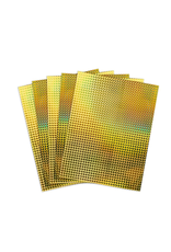 HYGLOSS HOLO, SELF-ADH: 8½x11, MOSAIC GOLD