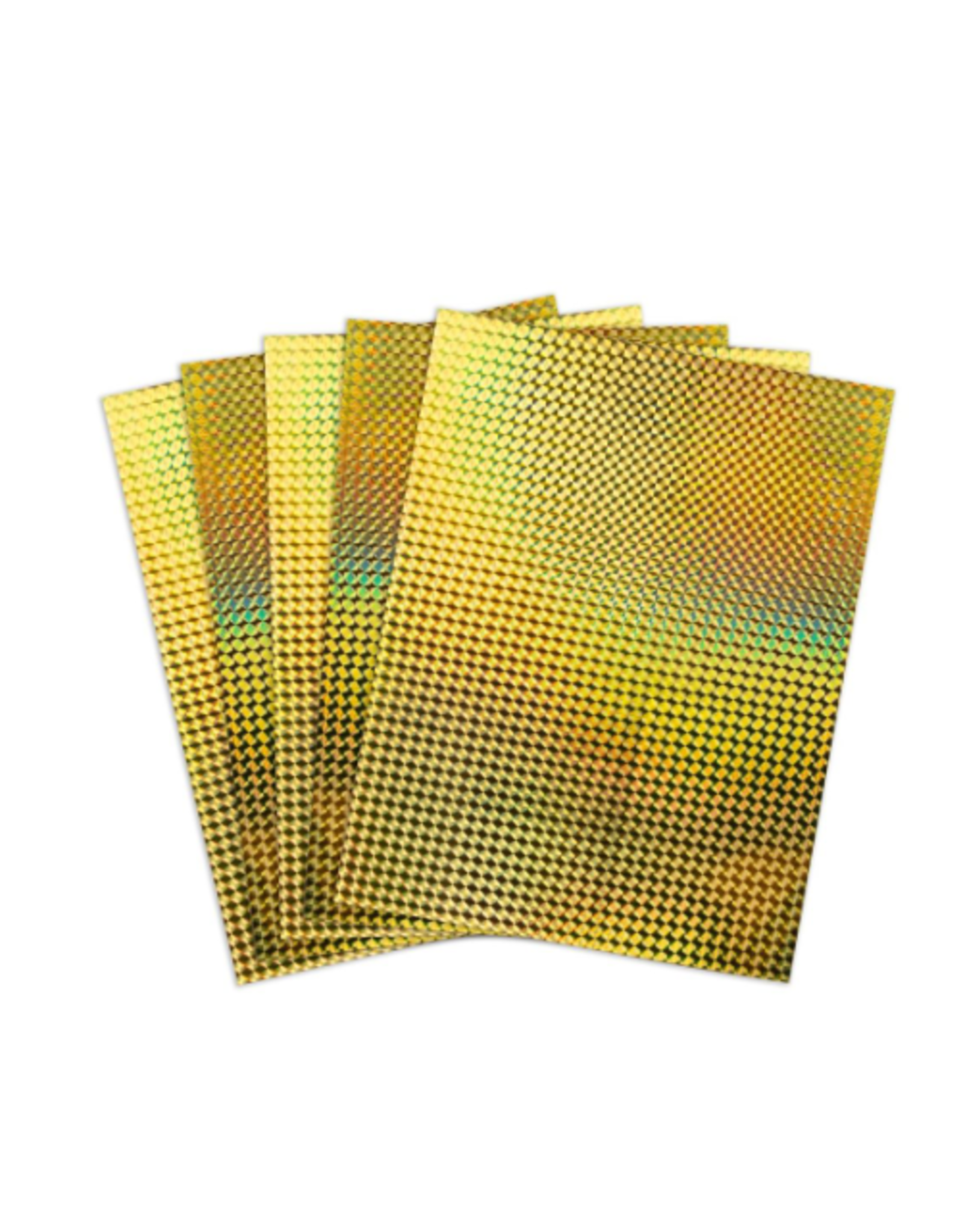 HYGLOSS HOLO, SELF-ADH: 8½x11, MOSAIC GOLD