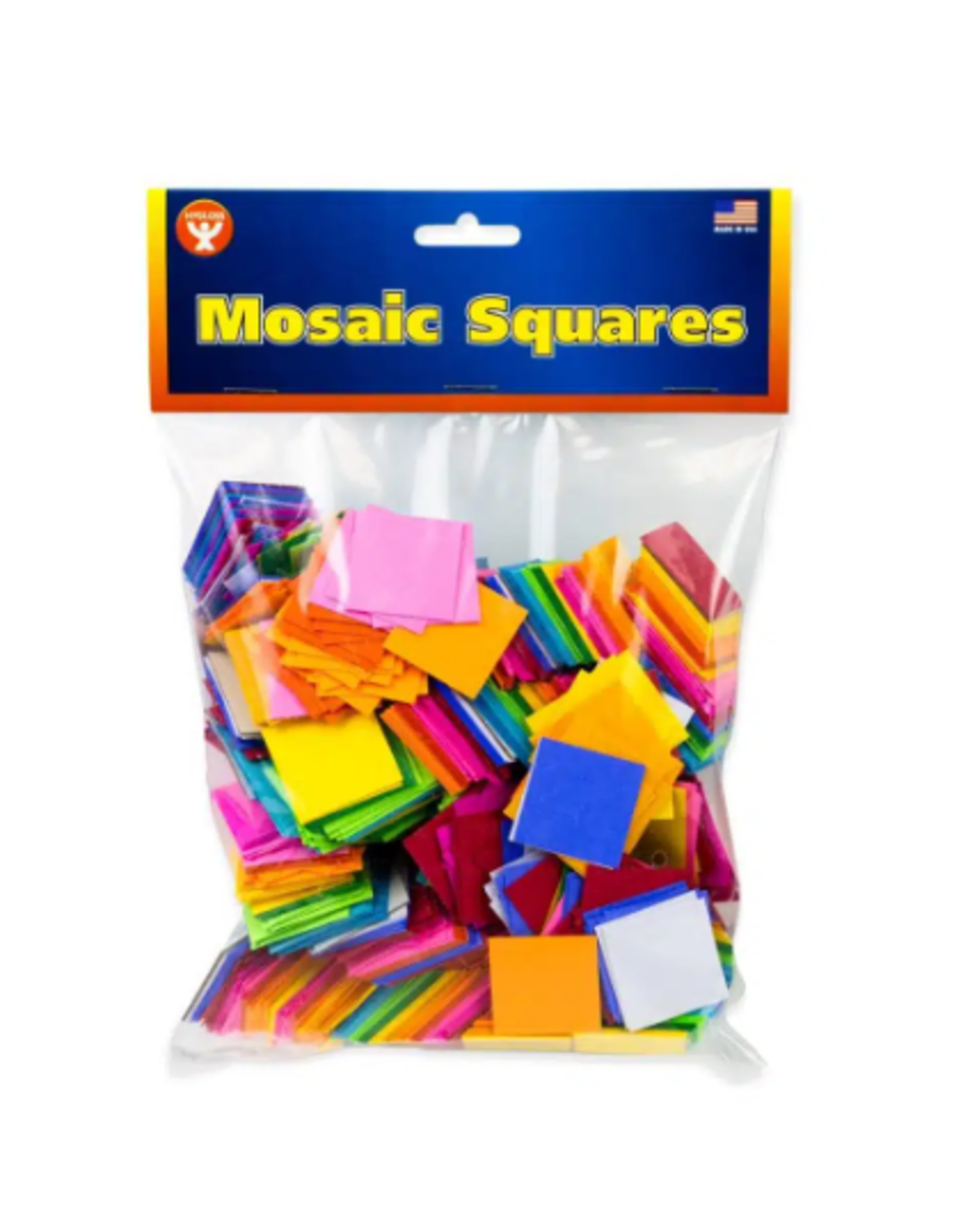 HYGLOSS MOSAIC SQUARES: 1" SQUARE 1000 PACK