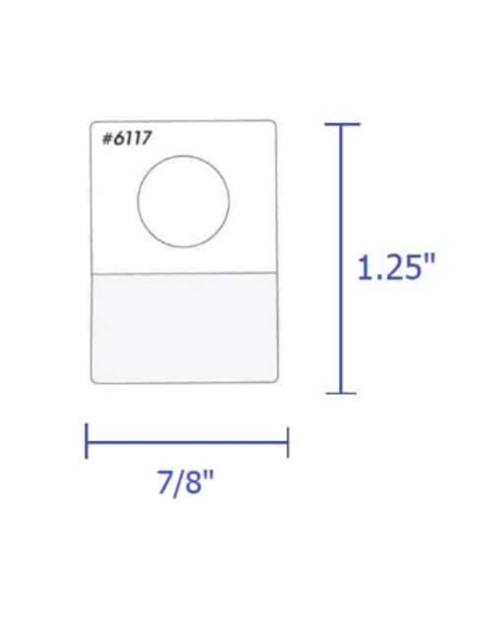 HYGLOSS HANG TABS: CIRCLE HOLE