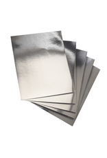 HYGLOSS METALLIC FOIL BOARD : 20x26, SILVER