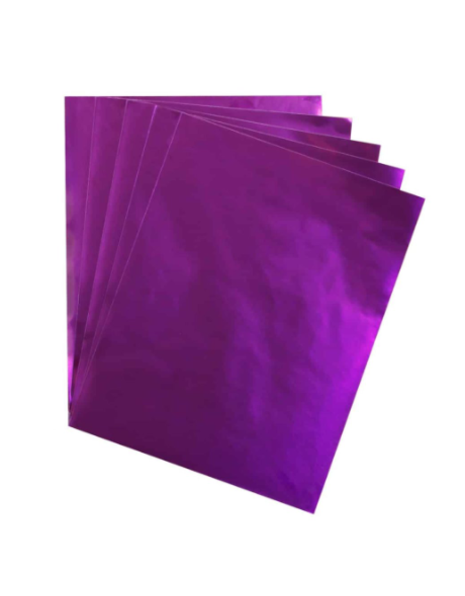 HYGLOSS METALLIC PAPER: 8.5"X11" PURPLE 12 SHEETS