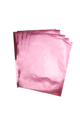 HYGLOSS METALLIC PAPER: 8.5"X11" PINK  12 SHEETS