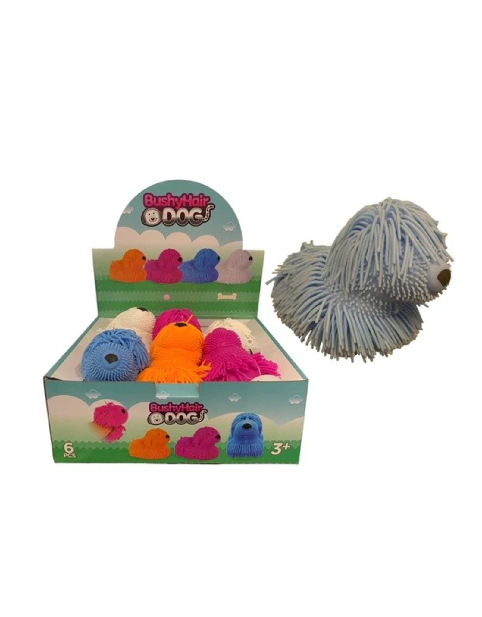 BUSHY DOG PUFFER 8" ASST.