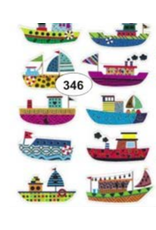 STICKERS: FOIL BOATS 10 SHT