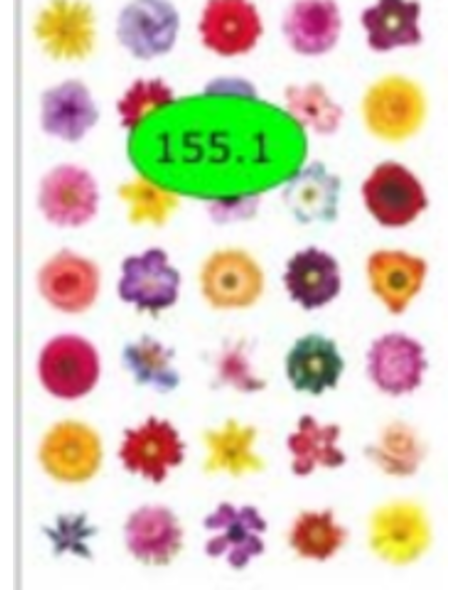STICKER FLOWER DOT REALISTIC 10 SHT 3/4"