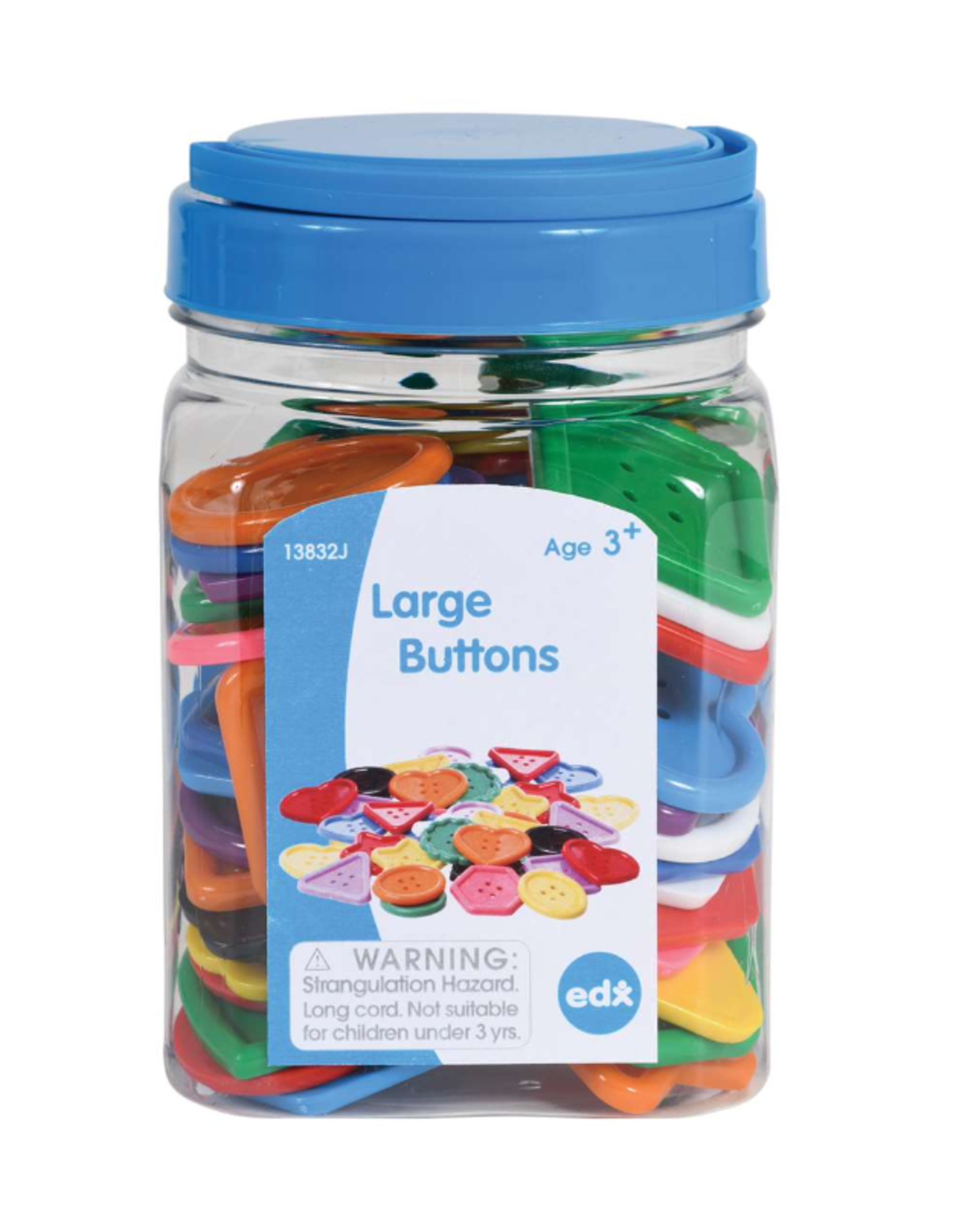 Learning Advantage LARGE BRIGHT BUTTONS; APPROX 60PC