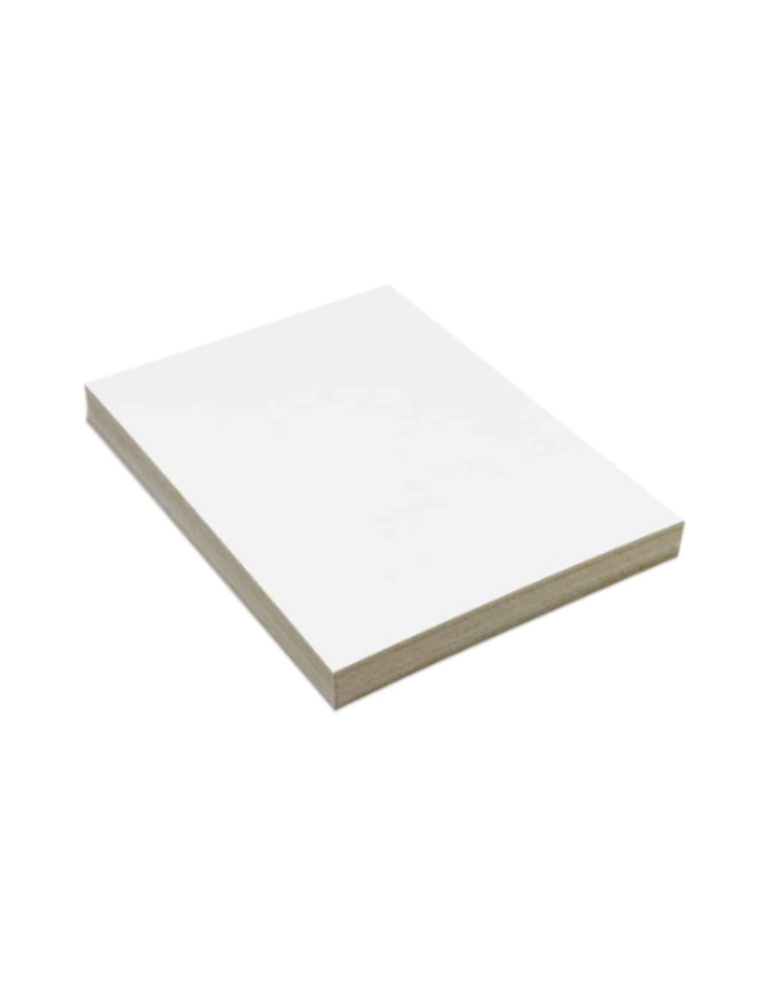 HYGLOSS WHITE CARDBOARD  - 8.5"X11" - 25 PACK
